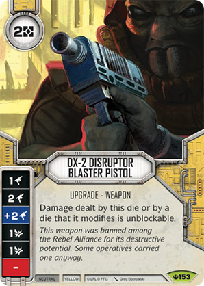 DX-2 Disruptor Blaster Pistol