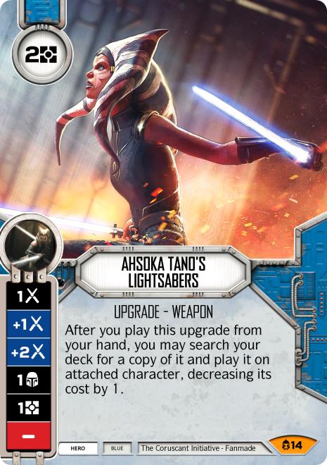 Ahsoka Tano's Lightsabers